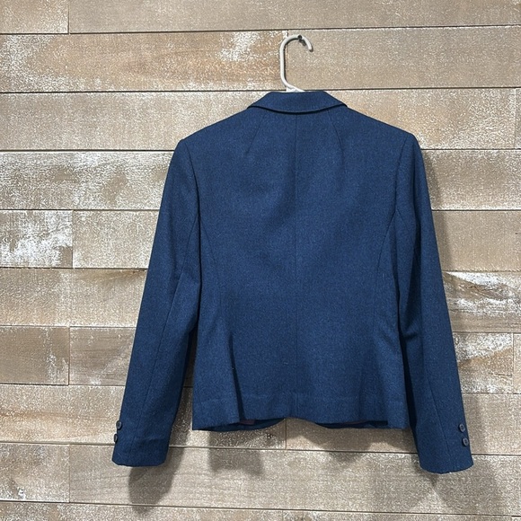 Pendleton vintage Navy 100% virgin wool made in the USA blazer size 6 - Picture 5 of 11